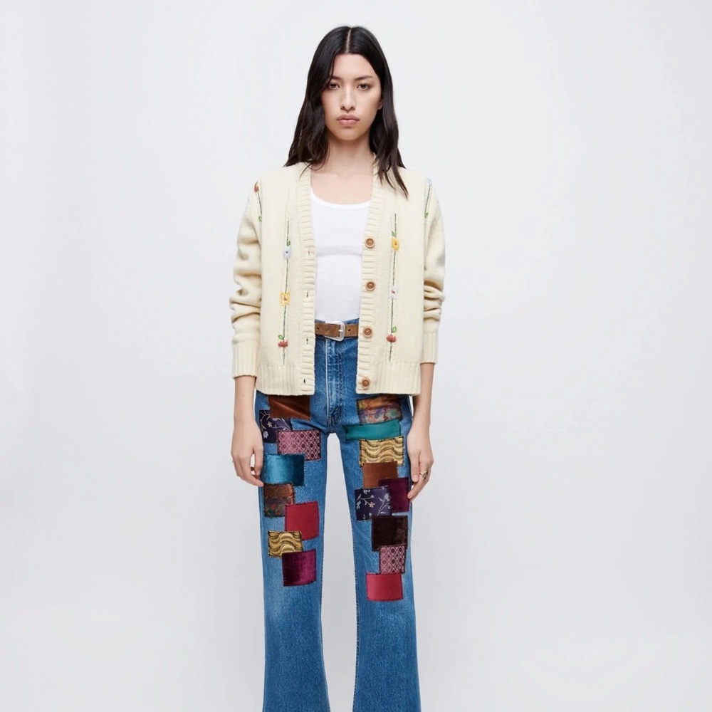 RE/DONE 50s V-neck Cardigan